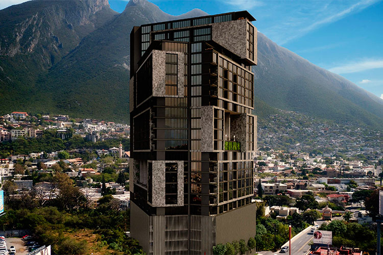 Torre de departamentos Akira en Monterrey Sur